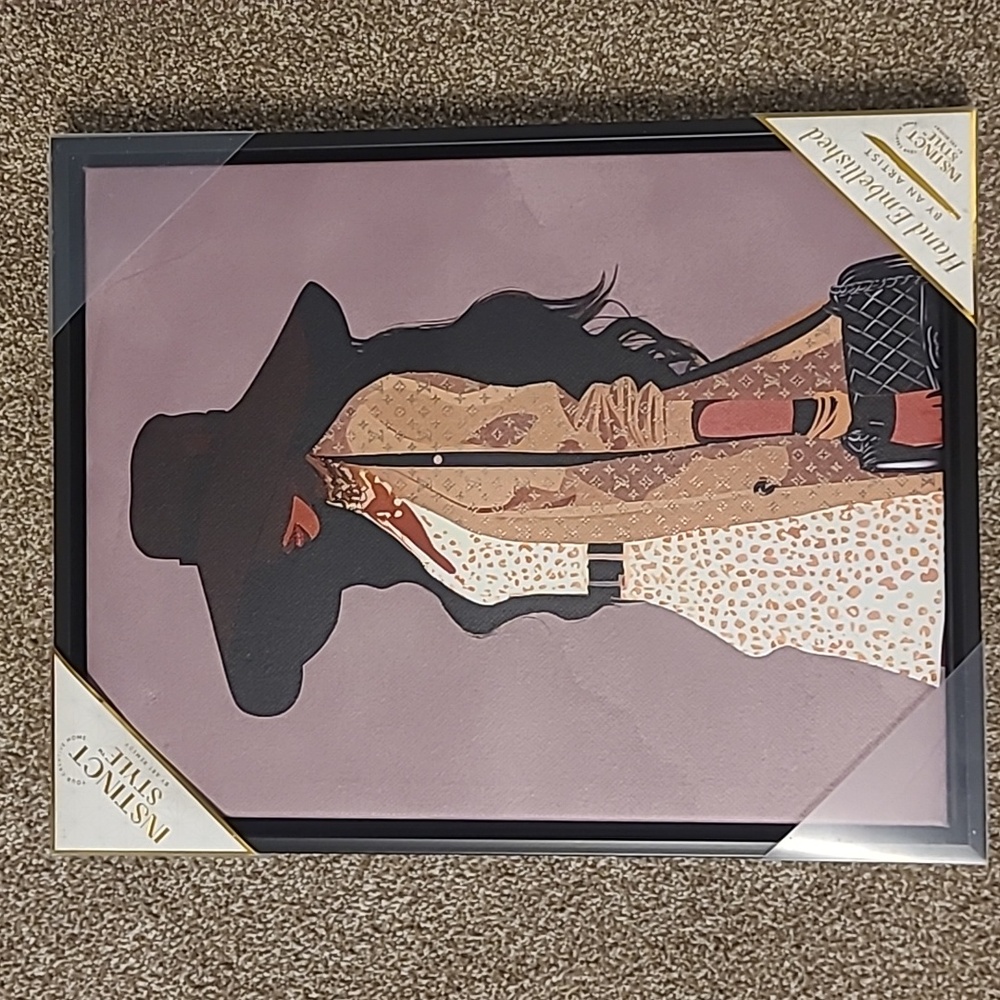 NWT Fancy Canvas Wall Art